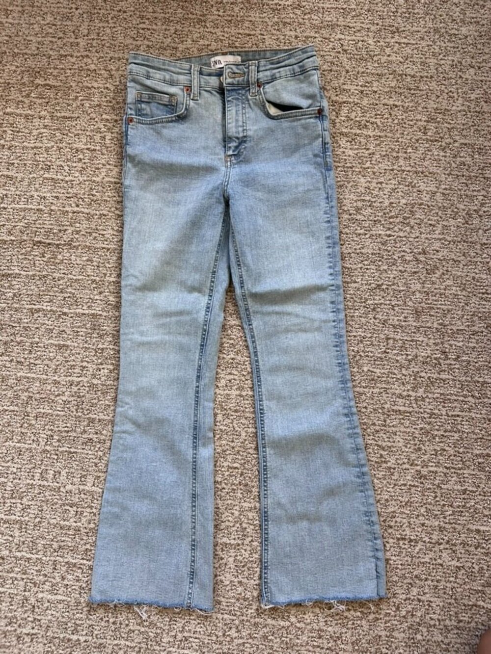 Zara High-Rise Flare Jeans